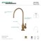 Kingston Brass KS5193TAL Tudor Single-Handle Water Filtration Faucet, Antique Brass KS5193TAL - alternate 2